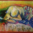 Ležící žena #painting oil