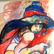 D�v��tko malba olejem #painting #Little girl